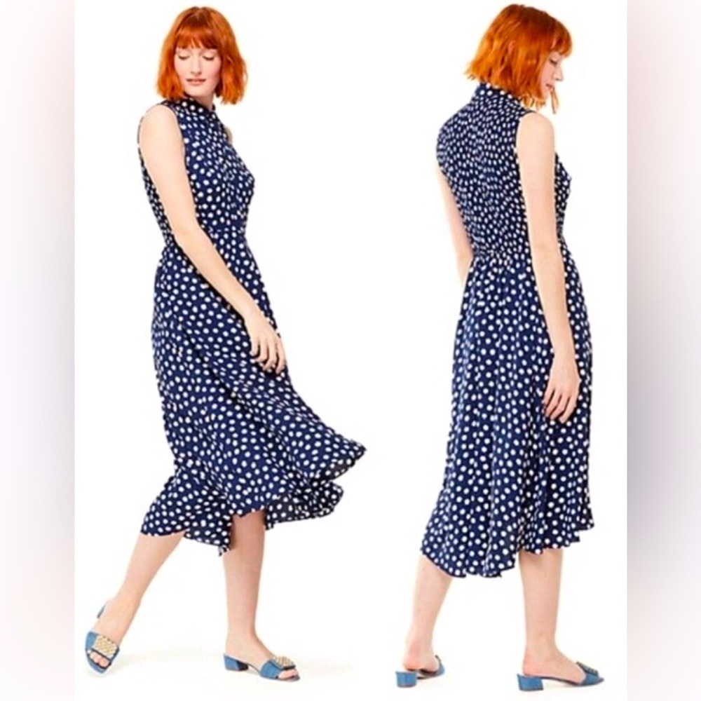 Kate Spade New York Cloud Dot Midi Dress